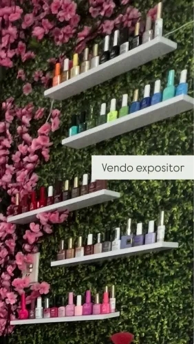 Expositor prateleira branca 