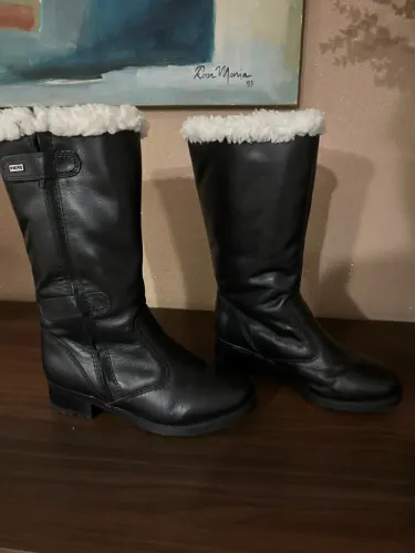 Bota de neve couro Fiero