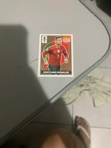 Figurinha Cristiano Ronaldo bronze