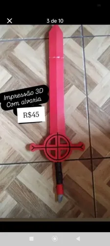 Cosplay espada fin 3D