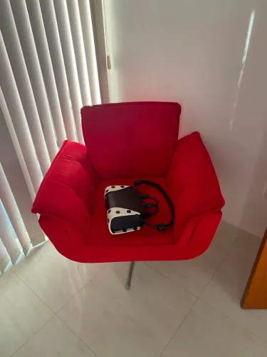 Poltrona Opalla Giratória Alumínio