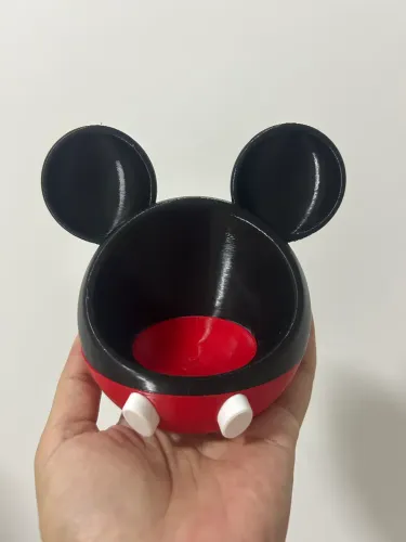 Mickey porta acessórios ou vasinho de planta 