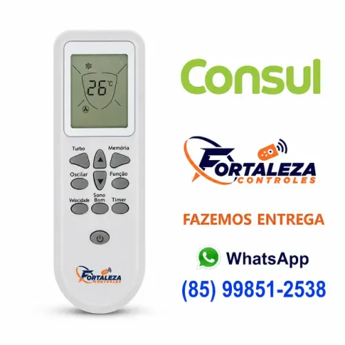 Controle Remoto Para Ar Condicionado Consul Split Bem Estar - Entregamos em Fortaleza