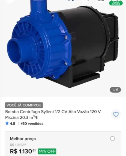 Bomba para Piscina - Nova