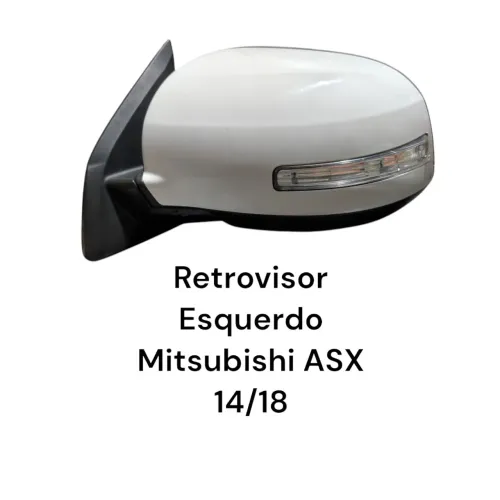 Retrovisor Mitsubishi ASX 14/19 Retrátil c/ Pisca