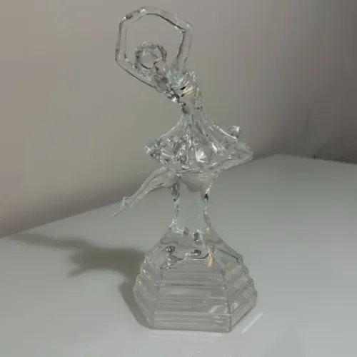 Escultura de Vidro Dançarina Ballet Lindo