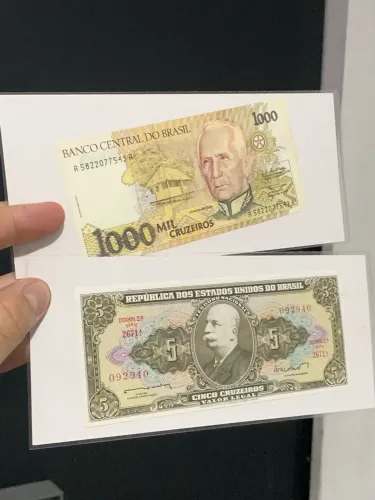 Cédulas colecionáveis