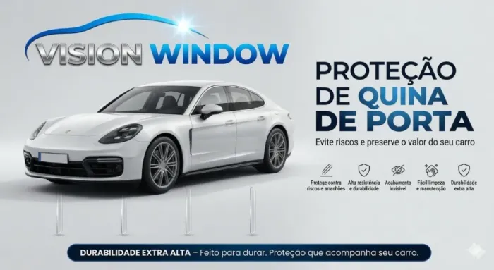 Vision Window Ppf 175 Micras Quinas de porta Dianteira e Traseira