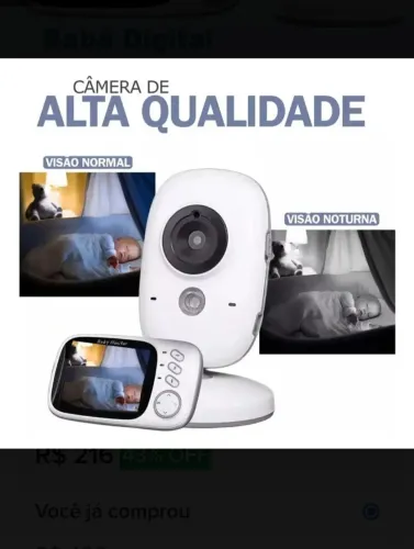 A babá em um preço acessível.