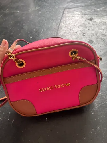 Bolsa Mônica Sanches rosa pink
