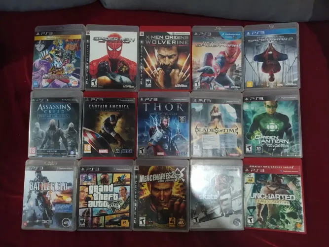 Lote de jogos de ps3 ( alguns raros )