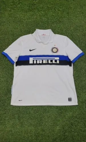 RELÍQUIA! Camisa Inter de Milão 2009 2010 Away Tam XL Usada Original da Época