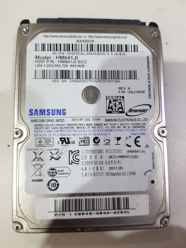 HDs sata Notebook 320gb / 500gb / 640gb - saudáveis 