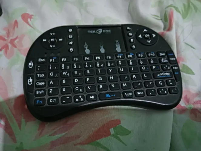 Teclado sem fio para computador, tv box e smartv.