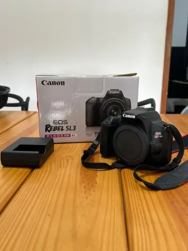 Canon SL3 Só Corpo - Excelente Estado, Único Dono, na Caixa