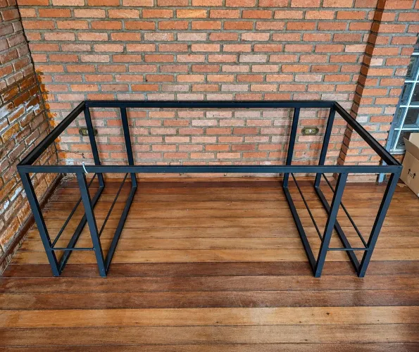 Base de mesa estilo industrial única