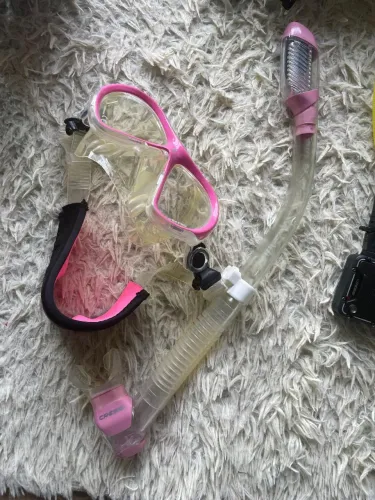 MÁSCARA E SNORKEL PARA MERGULHO