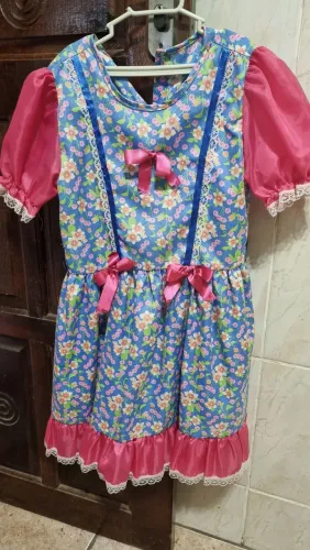 Vestido festa junina infantil 