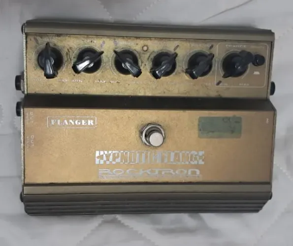 Pedal Guitarra Rocktron Hypnotic Flanger - Raridade Analógica com o Som Psicodélico