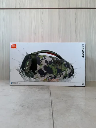 JBL BOOMBOX 3 CAMUFLADA - LACRADO / NACIONAL / COM NF