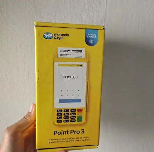 máquina de cartão mercado pago