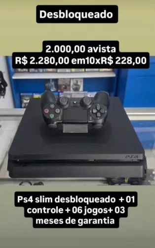 Ps4 destravado slim