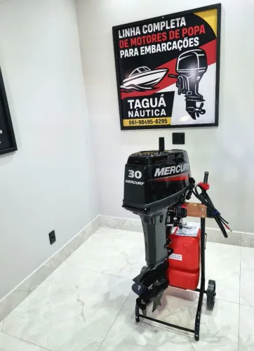 Motor Mercury 30HP Partida Elétrica Japonês Novo Ano 2026, Completo, Garantia Promoção
