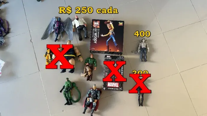 COLEÇÃO/LOTE - MARVEL LEGENDS TOYBIZ E HASBRO - ACTION FIGURES