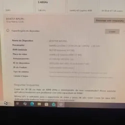 Computador completo com mesa de MDF