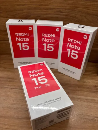 REDMI xiaomi note 15 256gb novo lacrado - levo até você