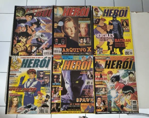 Revista Herói Gold coleção (25 volumes)