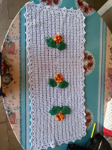 Tapete de crochê