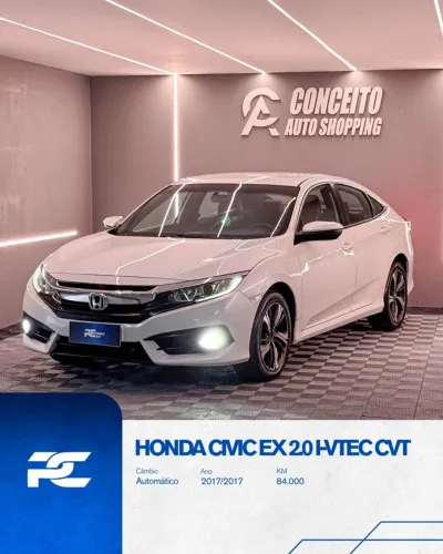 Honda Civic Sedan EX 2.0 Flex 16V Aut.4p 2017