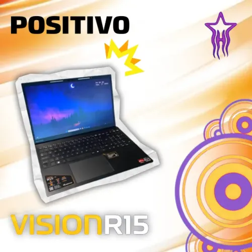 Notebook Positivo Vision R15 | AMD Ryzen 5 5620U | 16GB RAM | 512GB SSD