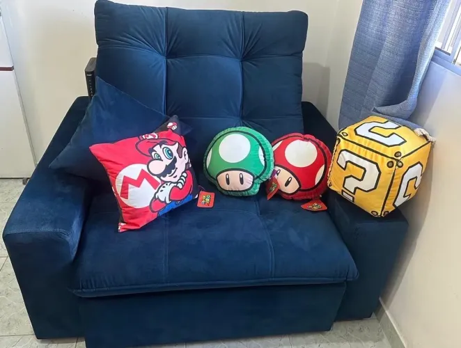 Sofá 2 lugares retratil e com chaise