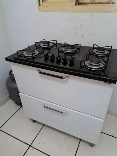 Armário para fogão cooktop 