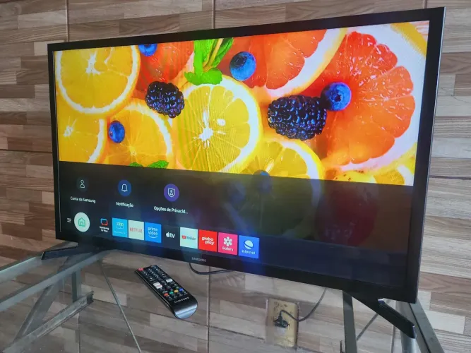 TV SMART SAMSUNG MODELO NOVO ACEITO CARTÃO E ENTREGO 