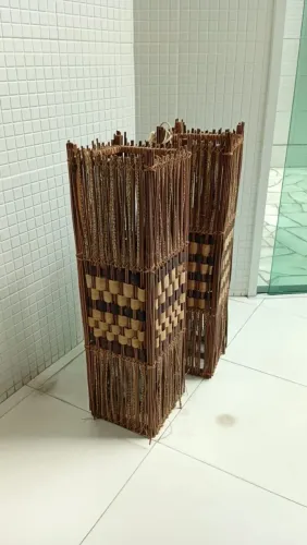 Luminárias rústicas 