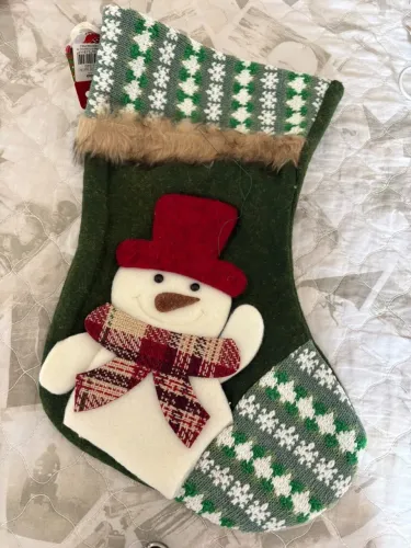 Enfeite de natal bota de pendurar