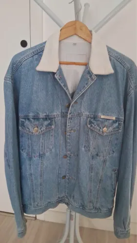 Jaqueta jeans masculina M excelente estado