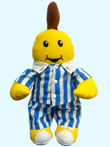 PELÚCIA BANANA DE PIJAMA B1 MARITEL ANOS 90
