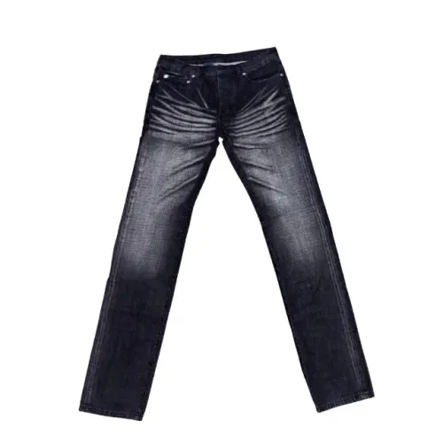 Calça Dior Homme by Hedi Sliamane Claw Mark Black Denim A/W 2003
