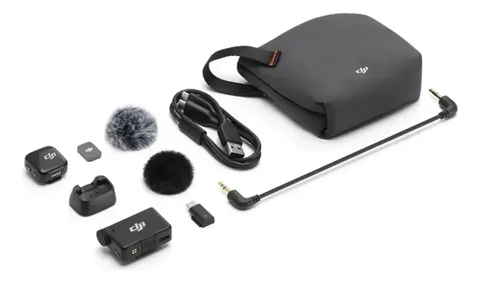 Microfone DJI Mic Mini (1 TX Microfone + 1 RX Receptor) BR - DJI127