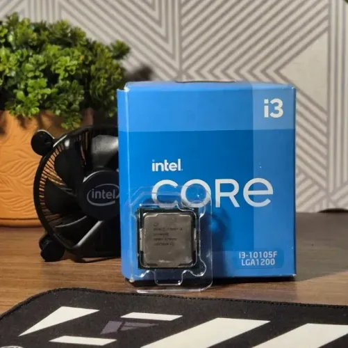 Intel Core i3-10105F + Cooler Box - Na caixa + Garantia