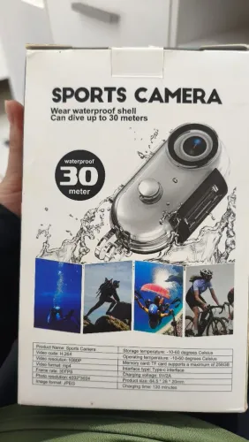 Câmera sport 1080p wifi