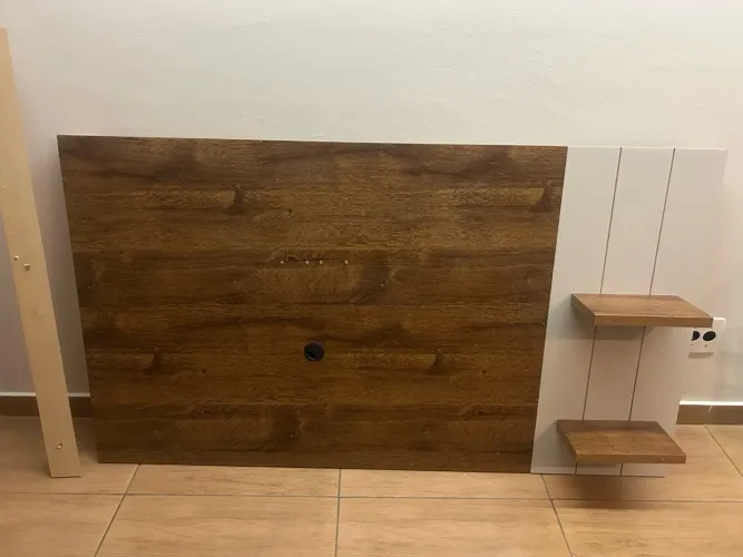 PAINEL PARA TV COM 2 PRATELEIRAS + SUPORTE DE TV INCLUSO!