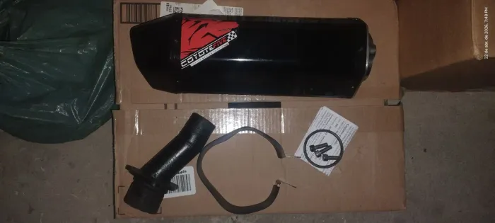 Escapamento esportivo roncar coyote five cb300 r 09/15