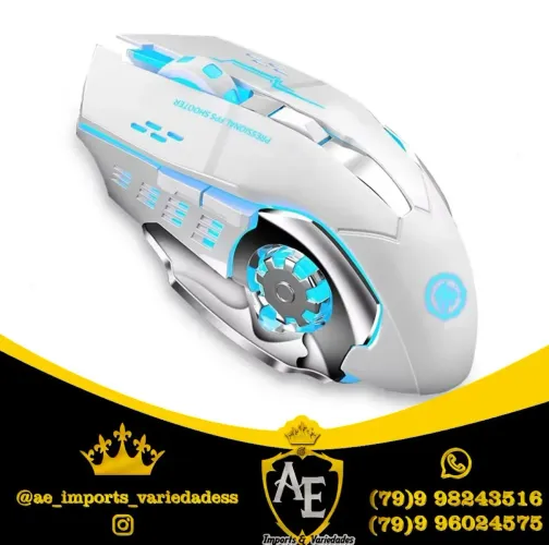Mouse Gamer Branco 