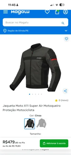 Jaqueta Moto X11 Super Air