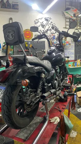 Moto Custom Horizon 250 customizada